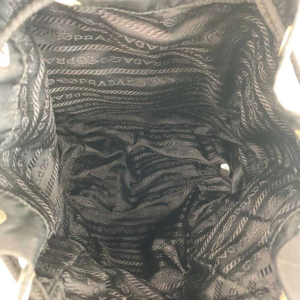Pre Loved Prada Nylon Drawstring Backpack Women B… - image 8